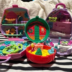 Set of 3 Vintage Polly Pockets +1 extra